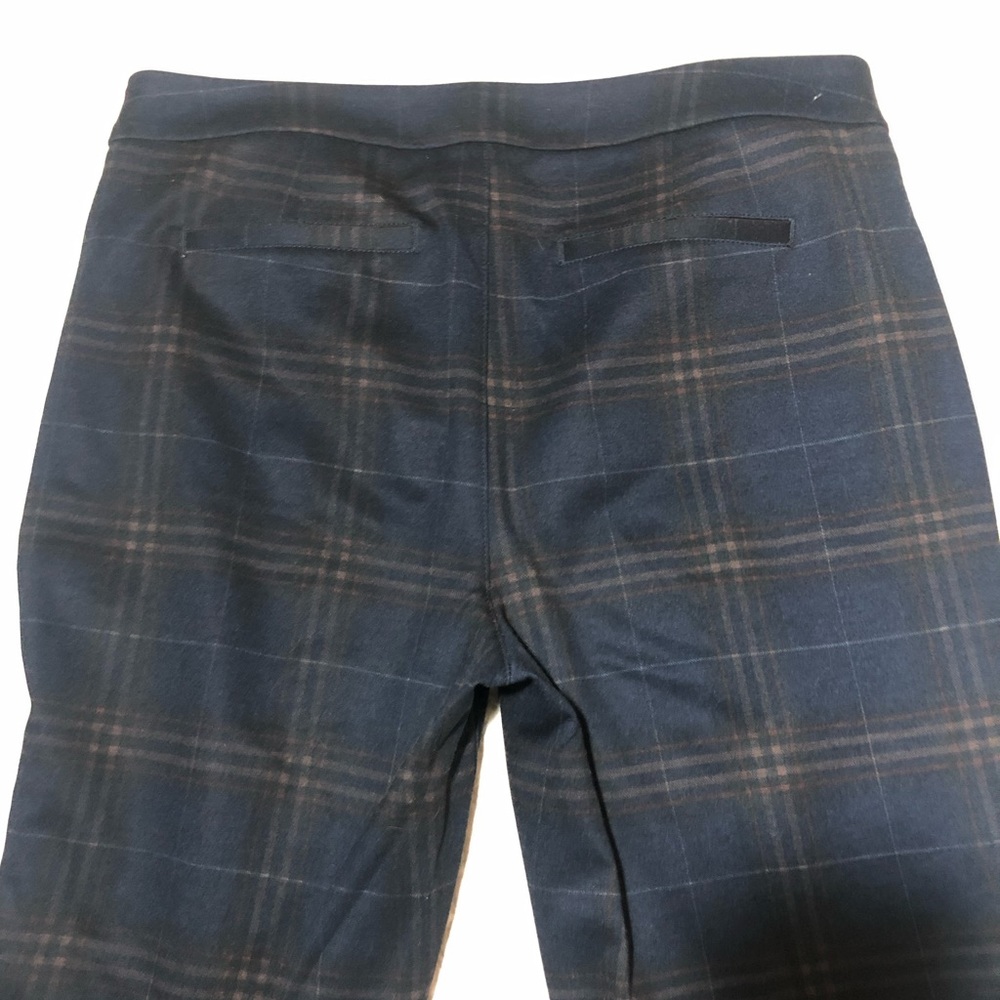 Bootcut plaid pant
